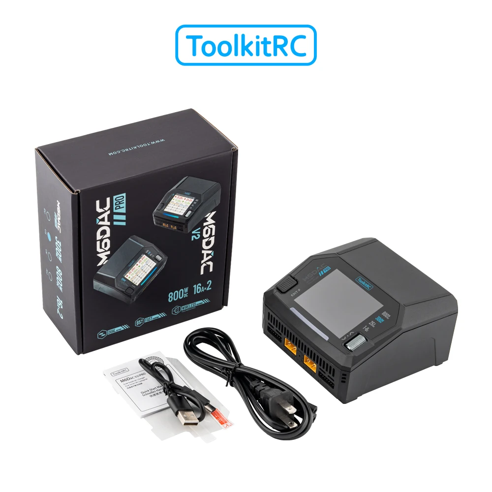 ToolkitRC M6DAC V2 M6DAC Pro Д – обзор и цена Toolkitrc M6Dac Smart Charger