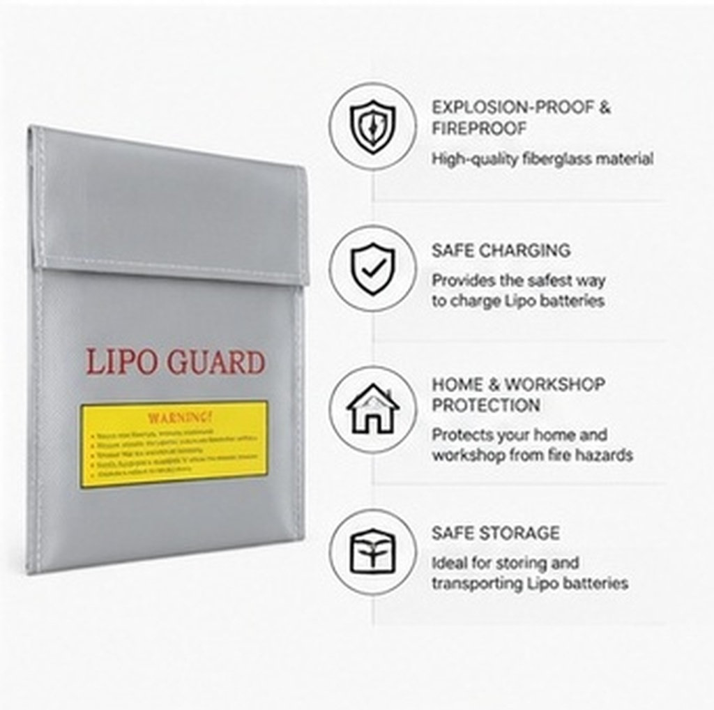 18x23 см Профессиональный огне – обзор и цена Lipo Battery Fireproof Safety Charge Box